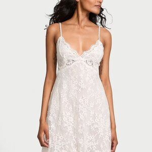 Victoria's Secret Twinkle Strap Lace Slip Lingerie Dress